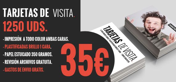 tarjetas de visita baratas Huelva 